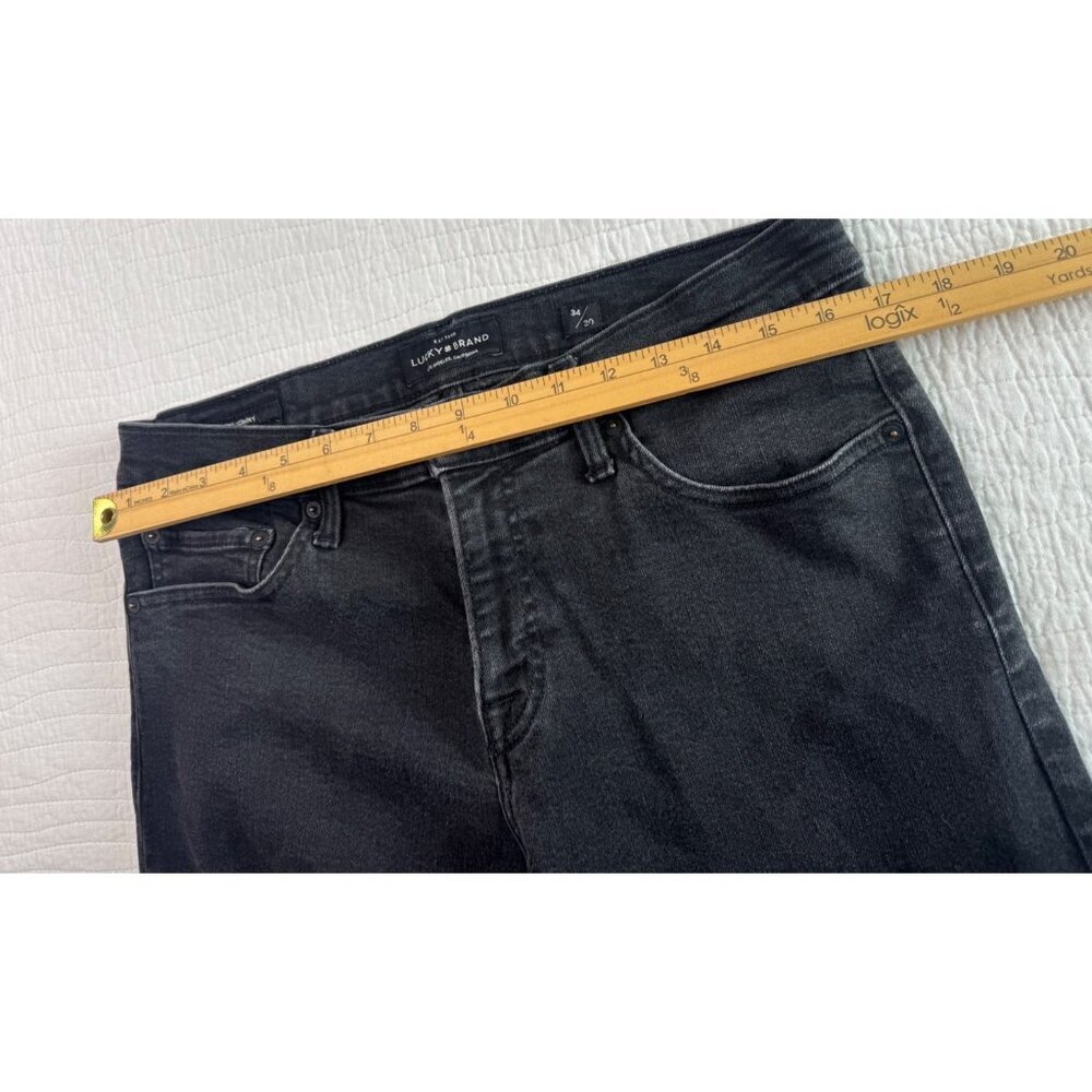 Lucky Brand Mens Black 110 Skinny Denim Casual Jeans 34X30 Everyday - Picture 5 of 9